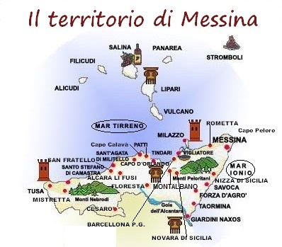 il territorio di messina